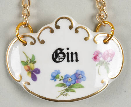 Decanter Labels Gin Decanter Label