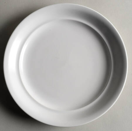 Rimmed Salad Plate