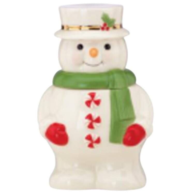 Merry & Bright Figural Treat Jar & Lid