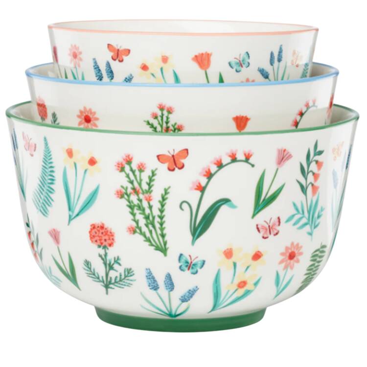 First Blooms (3 Piece) Nesting Bowl Set (6" & two 5")