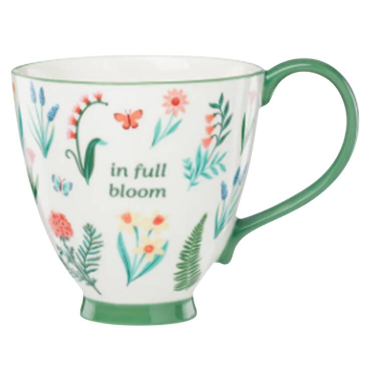 First Blooms Footed Mug