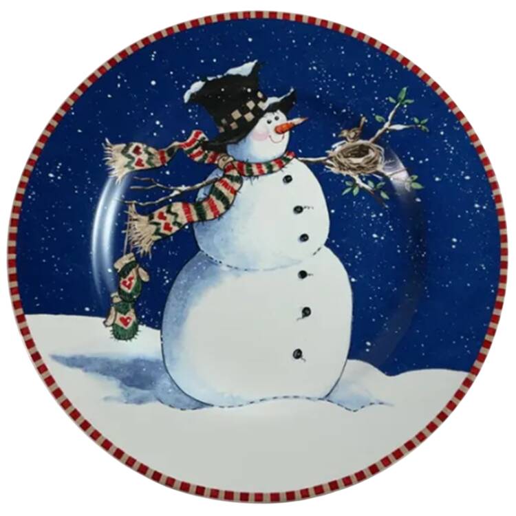 Winter Buddies Salad Plate