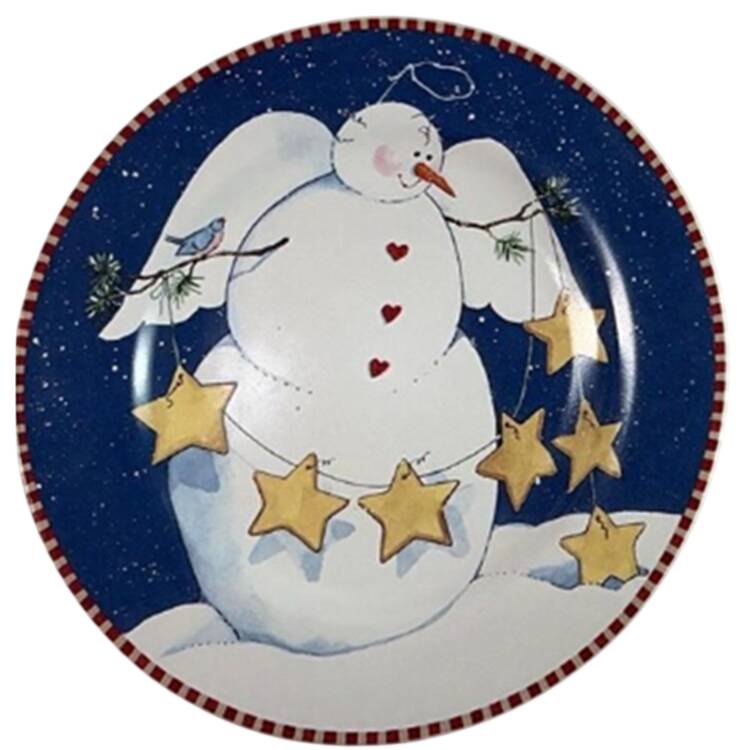 Winter Buddies Salad Plate