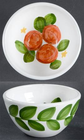 Tangerine Coupe Cereal Bowl