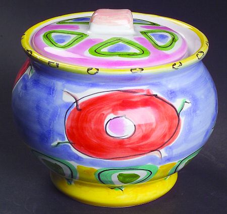 Tickled Pink Sugar Bowl & Lid