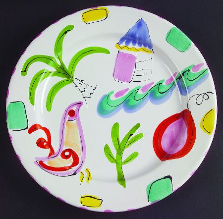Tickled Pink Luncheon Plate by Presenttense