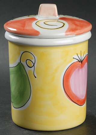 Tickled Pink Small Canister & Lid