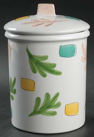 Tickled Pink Large Canister & Lid