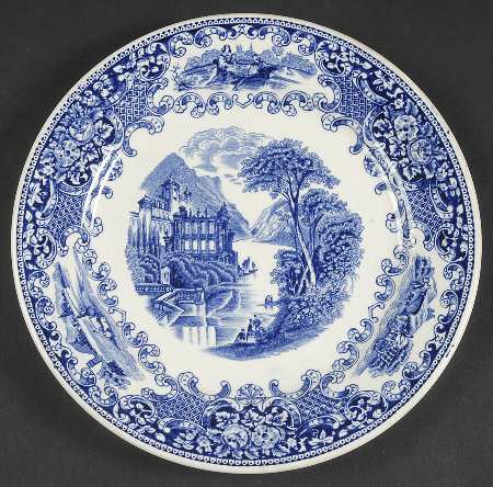 Cambridge Old England Blue by Petrus Regout &amp; Co