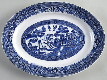 Willow 12" Oval Serving Platter