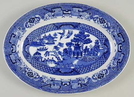 Willow 11" Oval Serving Platter