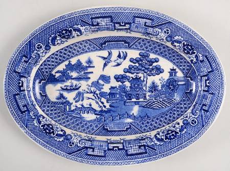 Willow 9" Oval Serving Platter