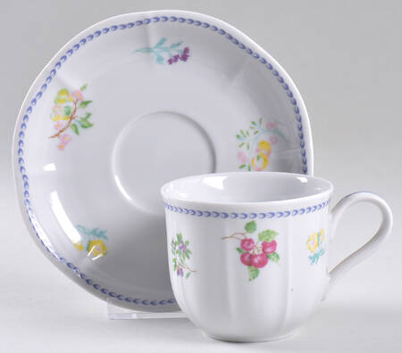 Jardina Flat Cup & Saucer Set