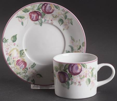 Sussex Gardens Flat Cup & Saucer Set
