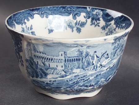 Avon Scenes Blue Cranberry Bowl