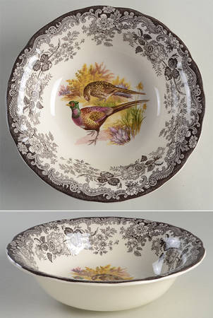 Game Series (Birds) 9" Round Vegetable Bowl