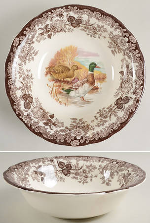 Game Series (Birds) 9" Round Vegetable Bowl