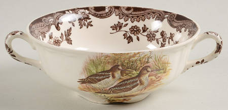 Game Series (Birds) Flat Cream Soup Bowl