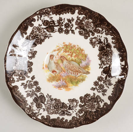 Game Series (Birds) Flat Cream Soup Bowl