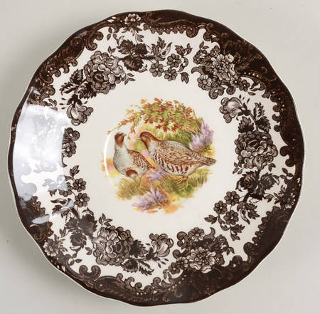 Game Series (Birds) Saucer for Flat Cream Soup Bowl