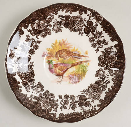 Game Series (Birds) Saucer for Flat Cream Soup Bowl