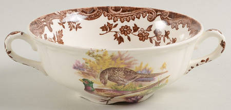 Game Series (Birds) Saucer for Flat Cream Soup Bowl