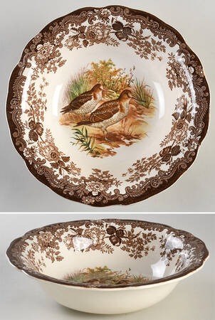 Game Series (Birds) 8" Round Vegetable Bowl