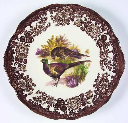 Game Series (Birds) Handled Cake Plate