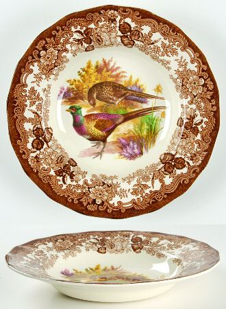 Game Series (Birds) Large Rim Soup Bowl