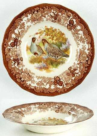 Game Series (Birds) Large Rim Soup Bowl
