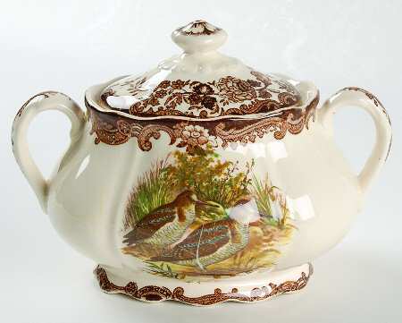 Game Series (Birds) Sugar Bowl & Lid