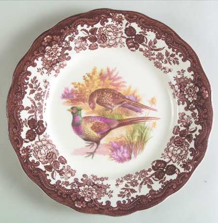 Game Series (Birds) Dinner Plate by Palissy