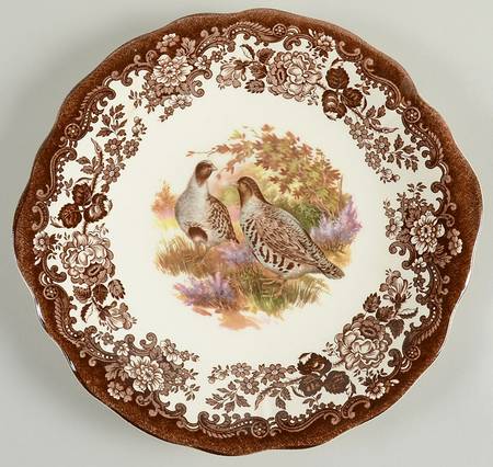Game Series (Birds) Handled Cake Plate