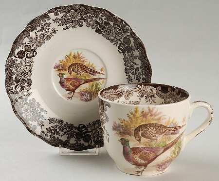 Game Series (Birds) Jumbo Cup & Saucer Set