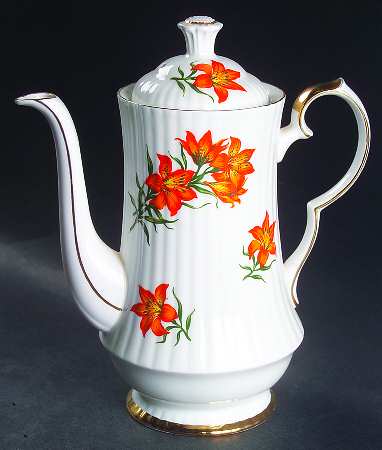 Prairie Lily Coffee Pot & Lid