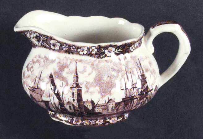 Thames River Scenes Brown Creamer