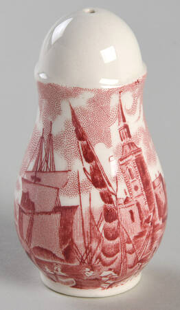 Thames River Scenes Pink Salt Shaker