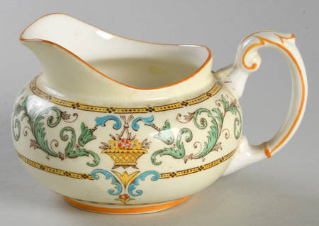 Adam (Aqua Scrolls) Mini Creamer