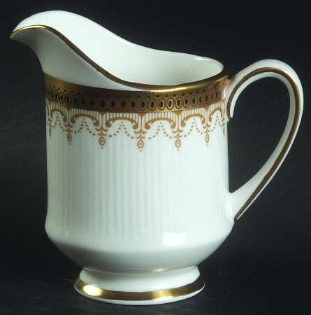 Athena (Gold Border with Black Dots) Mini Creamer
