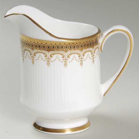 Athena (Gold Border with Black Dots) Creamer
