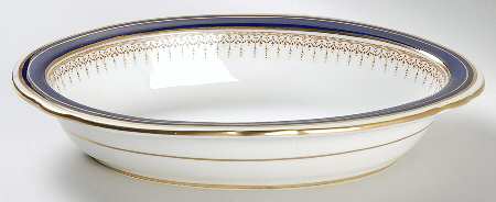 Athene Cobalt Blue 9" Oval Vegetable Bowl