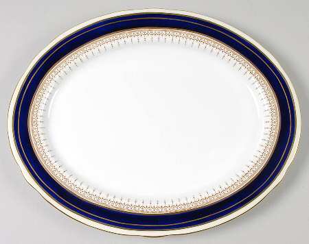 Athene Cobalt Blue 11" Oval Serving Platter