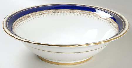 Athene Cobalt Blue 10" Round Vegetable Bowl