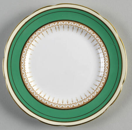 Athene Green Bread & Butter Plate