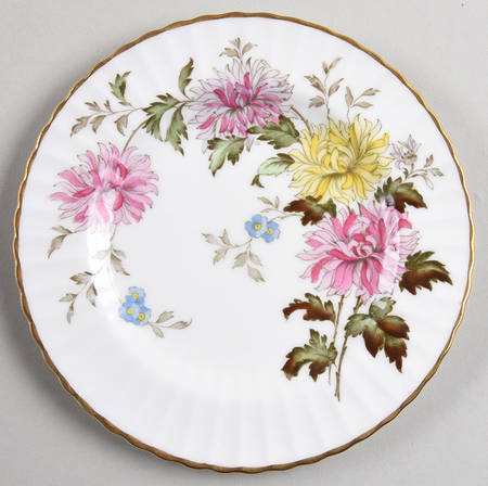 Autumn Glory (Pink & Yellow Flowers) Bread & Butter Plate