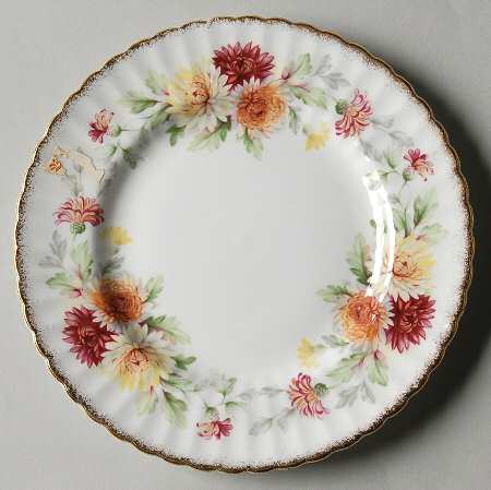 Autumn Glory (Yellow & Orange Flowers) Bread & Butter Plate
