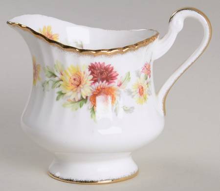 Autumn Glory (Yellow & Orange Flowers) Creamer