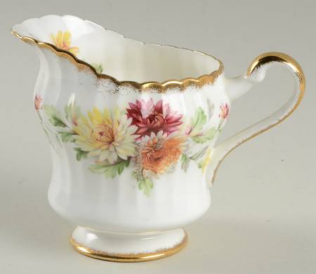 Autumn Glory (Yellow & Orange Flowers) Creamer