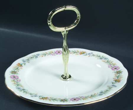 Belinda Round Serving Plate with Handle (SP)