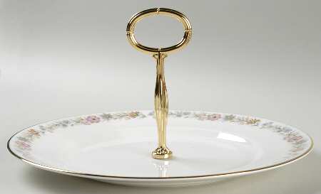 Belinda Round Serving Plate with Handle (DP)